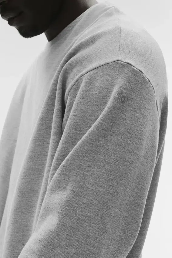 Jerséu de cuello redondo Chill - Gris jaspeado deportivo