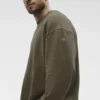 Jerséu de cuello redondo Chill - Verde olivo