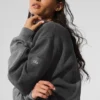 Jerséu de cuello redondo «Make Waves» - Gris jaspeado oscuro tonal