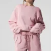 Jerséu de cuello redondo «Make Waves» - Rosa atardecer tonal