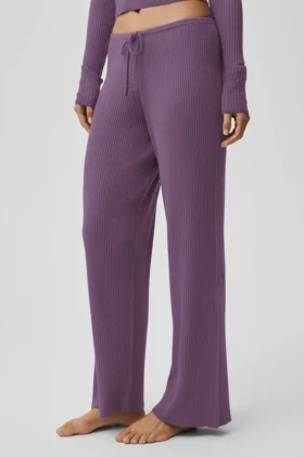 Jerséu de punto de jersey y talle medio «Unwind» – Plum Kiss