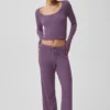 Jerséu de punto de jersey y talle medio «Unwind» - Plum Kiss