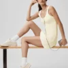 Jerséu de punto estilo jersey «Tennis Club» - Avena/Blanco