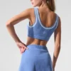 Jerséu de punto estilo jersey «Tennis Club» - Azul cristalino/Blanco