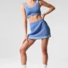 Jerséu de punto estilo jersey «Tennis Club» - Azul cristalino/Blanco