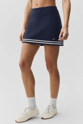 Jerséu de punto estilo jersey «Tennis Club» - Azul marino/Marfil