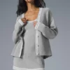 Jerséu de punto «Tennis Club» - Gris jaspeado deportivo/Blanco