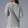 Jerséu de punto «Tennis Club» - Gris jaspeado deportivo/Blanco