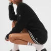 Jerséu de punto «Tennis Club» - Negro/marfil
