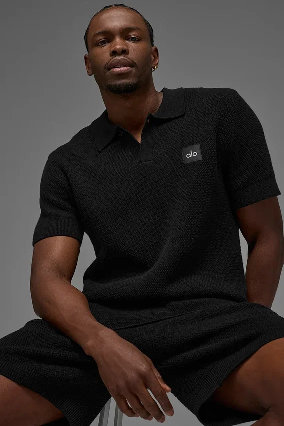 Jerséu de punto tipo jersey Sports Club - Negro