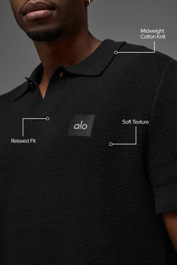 Jerséu de punto tipo jersey Sports Club - Negro