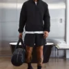 Jerséu deportivo ligero «Takeaway» - Negro