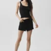 Jerséu High-Waist de punto «Sunlit» - Negro