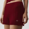 Jerséu High-Waist de punto «Sunlit» - Rojo «Summer Romance»