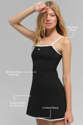 Jerséu Highline de punto acanalado – Negro/Blanco