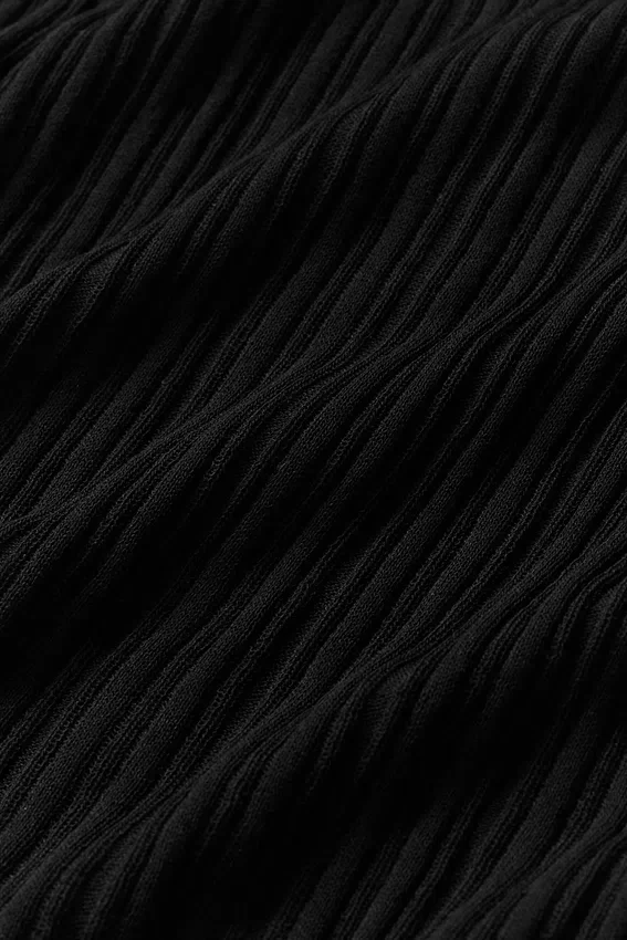 Jerséu sin mangas Sunlit con botones - Negro