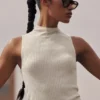 Jerséu sin mangas tipo jersey «Unwind» - Avena jaspeada