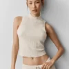 Jerséu sin mangas tipo jersey «Unwind» - Avena jaspeada