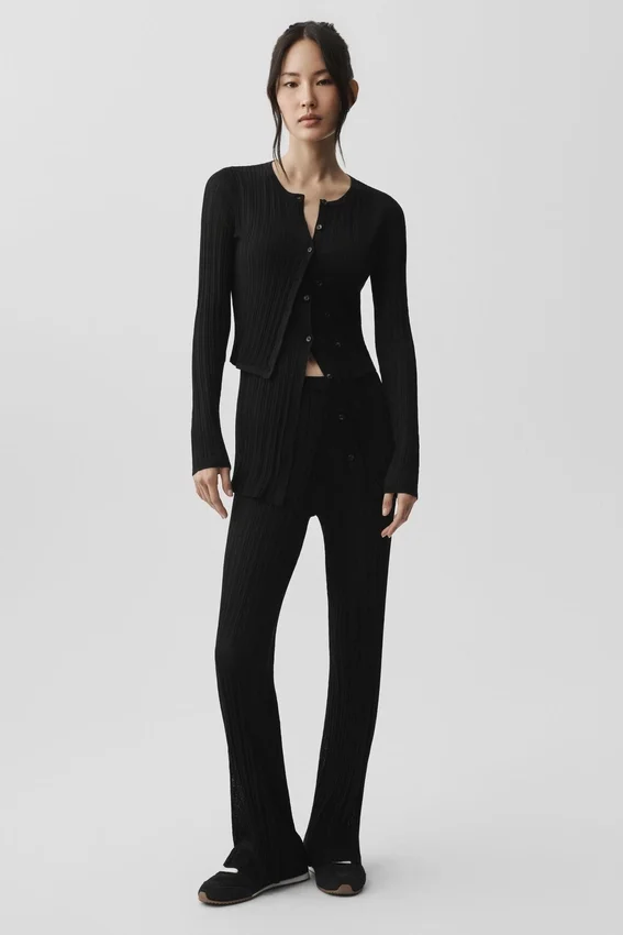 Jerséu «Sunlit Cardigan» - Negro