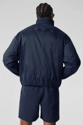 Jerséu tipo Latitude Light Weight con media cremallera – Azul marino