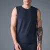 La camiseta sin mangas Triumph Muscle — Azul marino