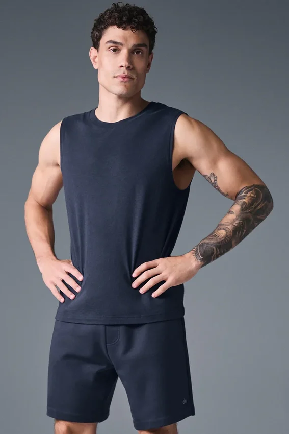 La camiseta sin mangas Triumph Muscle — Azul marino