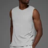 La camiseta sin mangas Triumph Muscle — Gris jaspeado deportivo