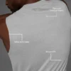 La camiseta sin mangas Triumph Muscle — Gris jaspeado deportivo