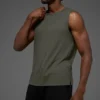 La camiseta sin mangas Triumph Muscle — Verde sigiloso
