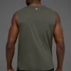 La camiseta sin mangas Triumph Muscle — Verde sigiloso