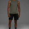 La camiseta sin mangas Triumph Muscle — Verde sigiloso