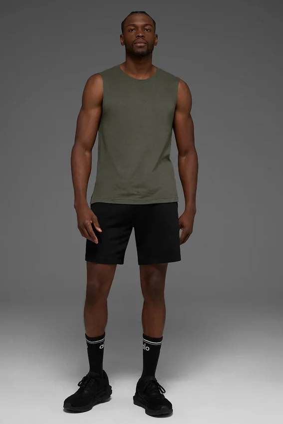 La camiseta sin mangas Triumph Muscle — Verde sigiloso