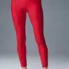 Leggings 7/8 de cintura extremadamente alta Airlift Strength — Rojo intenso