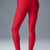 Leggings 7/8 de cintura extremadamente alta Airlift Strength — Rojo intenso