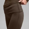 Leggings acampanados con cintura doblada Alo Softsculpt - Espresso