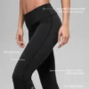 Leggings acampanados con cintura doblada Alo Softsculpt – Negro