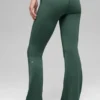 Leggings acampanados con vuelta de 7/8 Alo Softsculpt – Verde trébol