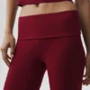 Leggings acampanados con vuelta de Alo Softsculpt - Rojo «Summer Romance»