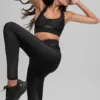 Leggings Airlift Rebel de cintura alta y largo 7/8 — Negro