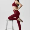 Leggings Alo Softsculpt 7/8 Define - Rojo Summer Romance
