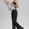 Leggings Alo Softsculpt de 7/8 con bajo vuelto y corte acampanado - Negro