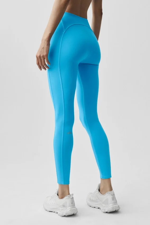 Leggings Alo Softsculpt High-Waist 7/8 Superset - Azul celeste