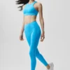 Leggings Alo Softsculpt High-Waist 7/8 Superset - Azul celeste