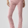 Leggings Cherish High-Waist Airlift con malla - Rosa vintage