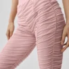 Leggings Cherish High-Waist Airlift con malla - Rosa vintage