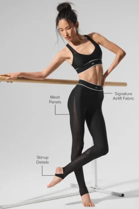 Leggings «Darling Stirrup» High-Waist Airlift — Negro