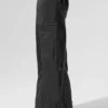 Leggings de chándal ancho y transparente «Game Time» - Negro