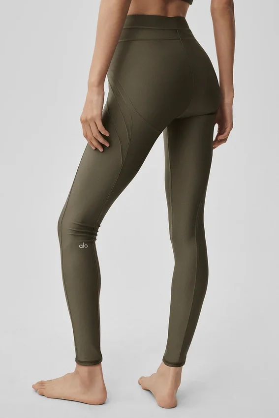 Leggings Evolve High-Waist de Airlift - Olive Tree