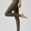 Leggings Evolve High-Waist de Airlift - Olive Tree