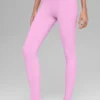 Leggings High-Waist Airbrush 7/8 «Better Together» — Rosa Candy Heart/Blanco